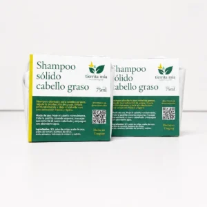 Shampoo sólido cabello graso