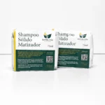 Shampoo sólido matizador