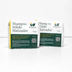 Shampoo sólido matizador